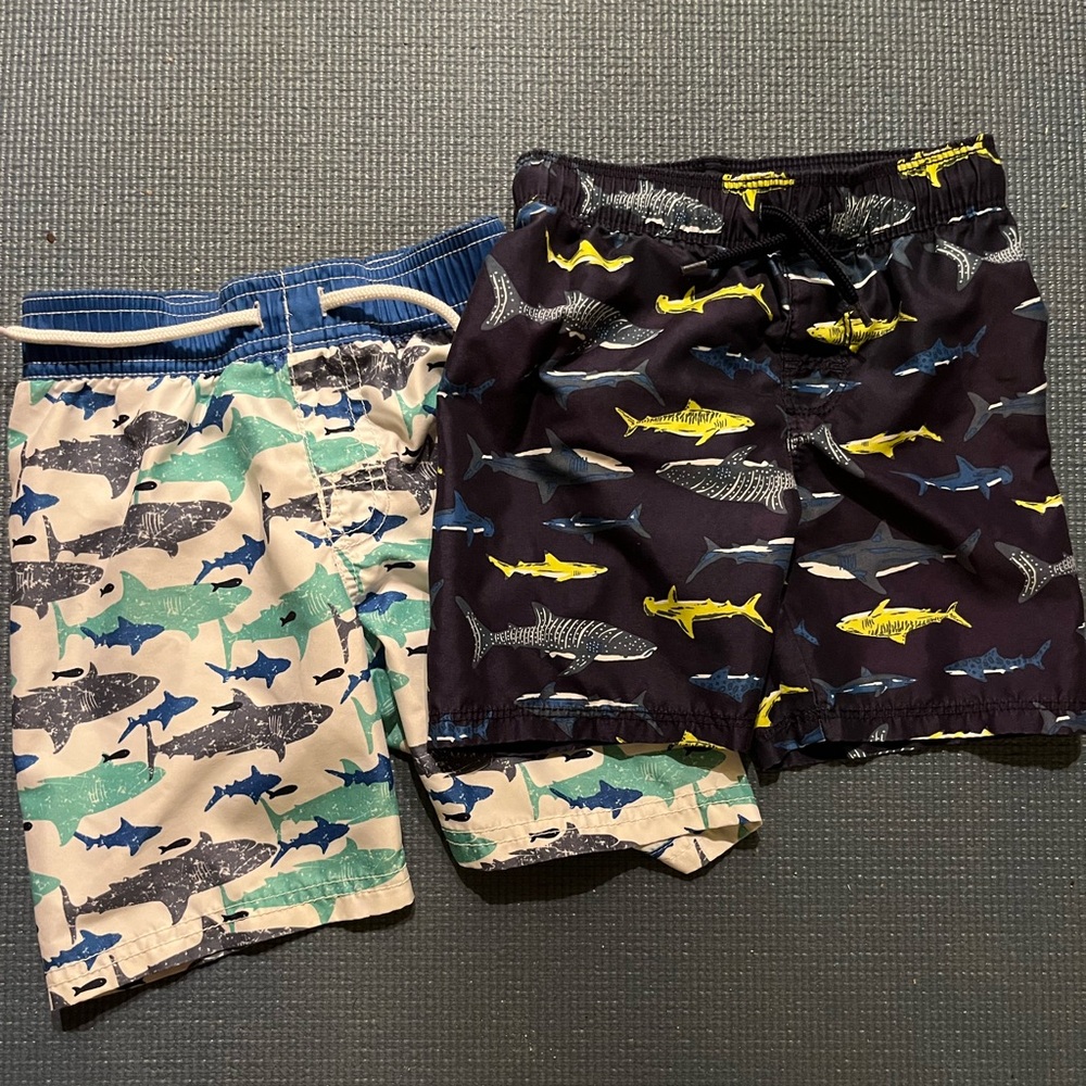 Lot of 2 Old Navy Shark swimsuits